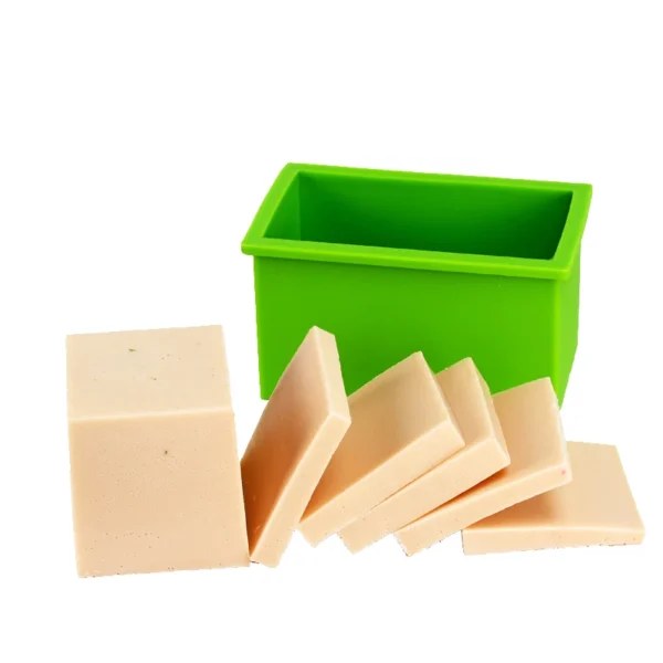 Soap Making Kits: Small Silicone Rectangle Soap Mold - Image 3