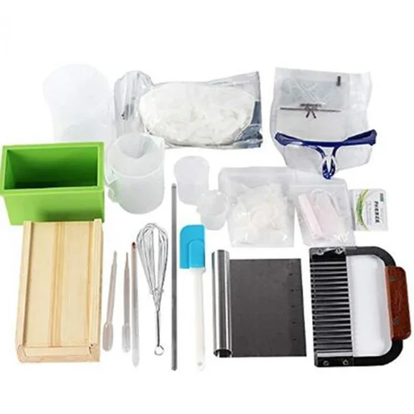 Soap Making Kits with Silicone Molds, Soap Cutter & Base