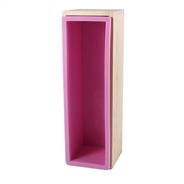 Soap Making Kits: 1200g Rectangle Wooden Soap Mold With Lid - Image 4