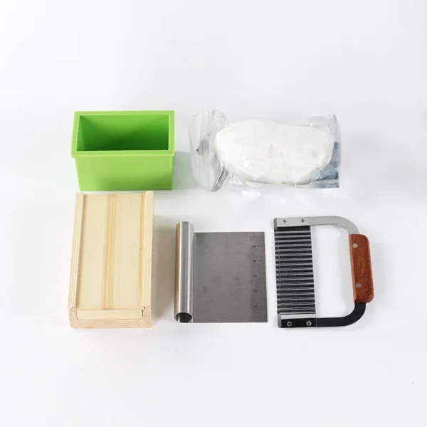Soap Making Kits with Silicone Molds, Soap Cutter & Base - Image 2