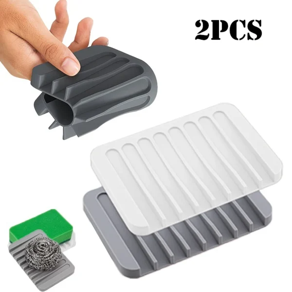 Soap Making Kits: Self-Draining Silicone Soap Dish