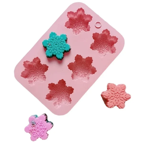 Soap Making Kits - Snowflake Silicone Mold for DIY - Image 6