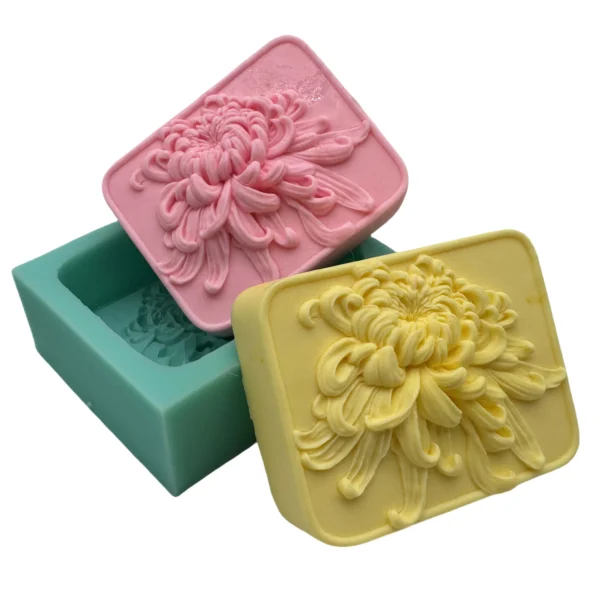 Soap Making Kits 3D Daisy Silicone Mold for Resin