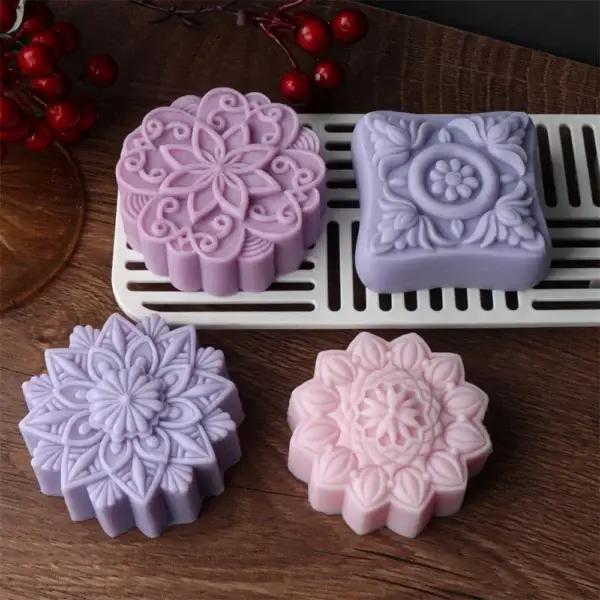 Soap Making Kits, 3D Flower Silicone Mold DIY Craft Tool - Image 3