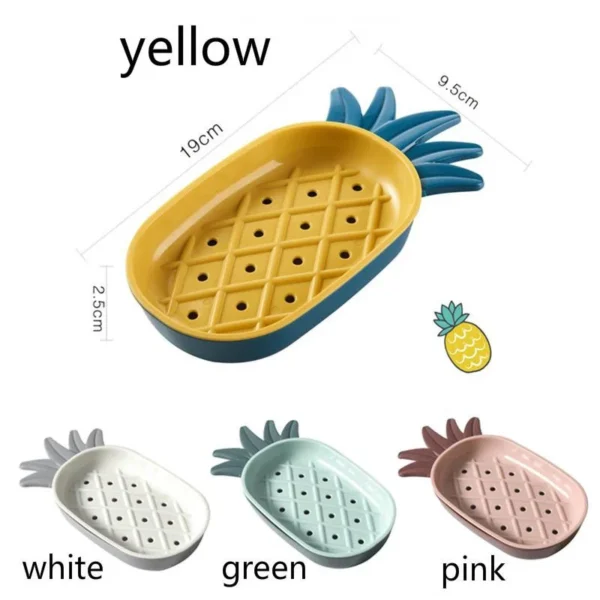 Soap Making Kits: Creative Pineapple Shape Soap Storage Box - Image 6