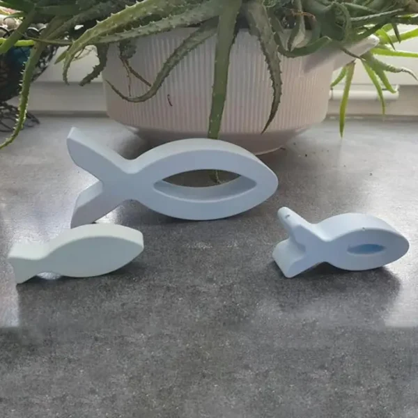 Soap Making Kits - Fish Shape Silicone Mold, 8 Grids - Image 2