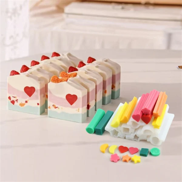 Soap Making Kits - Heart, Moon, Star Silicone Mold - Image 2