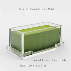 Soap Making Kits - Acrylic Molds With Dividers For DIY Crafts