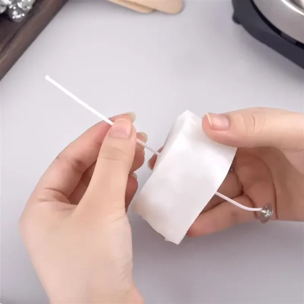 Soap Making Kits - 100Pcs Candle Wick Set with Holders - Image 3