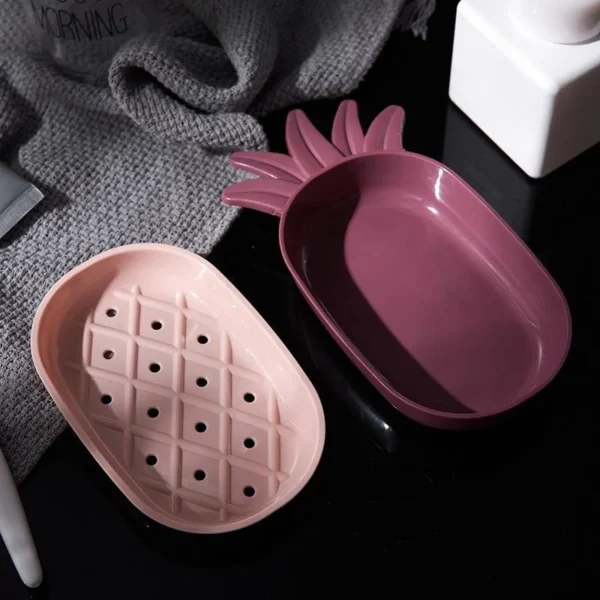 Soap Making Kits: Creative Pineapple Shape Soap Storage Box - Image 4