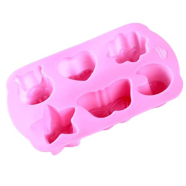Soap Making Kits: 6-Cavity 3D Silicone Mold - Image 4