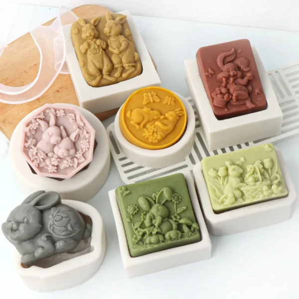 Soap Making Kits - Rabbit & Animal Silicone Moulds