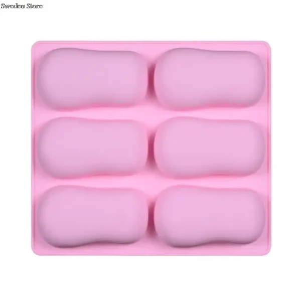 Soap Making Kits: 6-Cavity Silicone Mold for DIY Soaps - Image 6