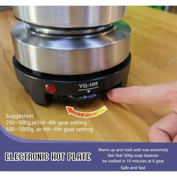 Soap Making Kits: Beauti4U DIY Kit with Electric Furnace - Image 4