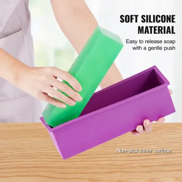 VEVOR Soap Making Kit With Bamboo Box, Silicone Mold, Cutters - Image 6