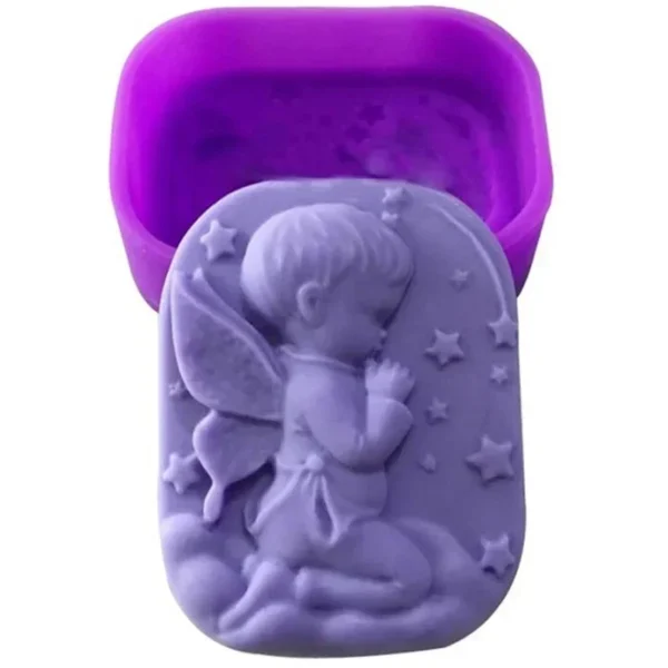 Soap Making Kits - Angel Girl Silicone Mold for Cake & Ice - Image 4