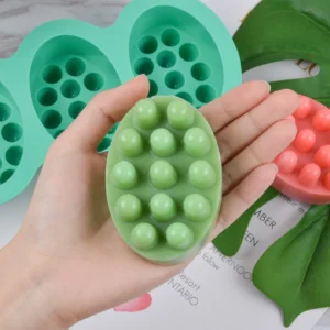 Soap Making Kits - 4-Hole Oval Silicone Mold