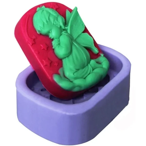 Soap Making Kits - Angel Girl Silicone Mold for Cake & Ice - Image 6
