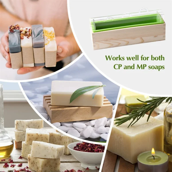 Soap Making Kits: Silicone Loaf Mold Set for Beginners - Image 6