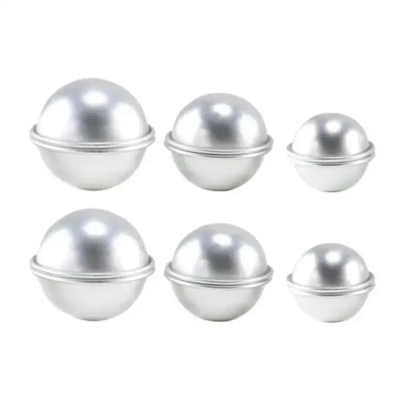 Soap Making Kits: 6Pcs DIY Sphere Ball Molds - Image 2