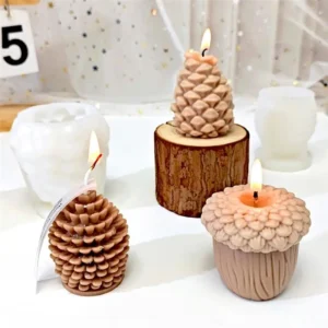 Soap Making Kits - 3D Pinecone Silicone Candle Molds