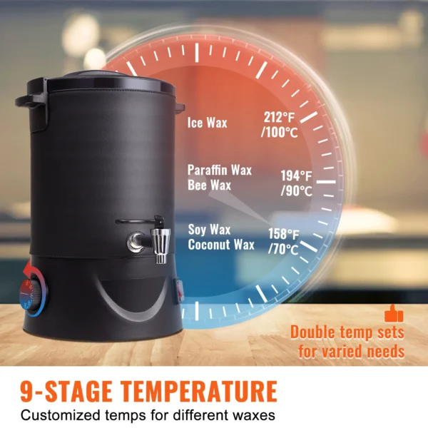 Soap Making Kits: 6.5L Wax Melter with Temp Control - Image 5