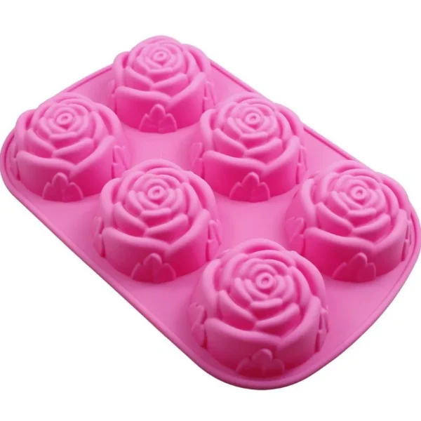 Soap Making Kits - 7cm Rose Silicone Mold - Image 4