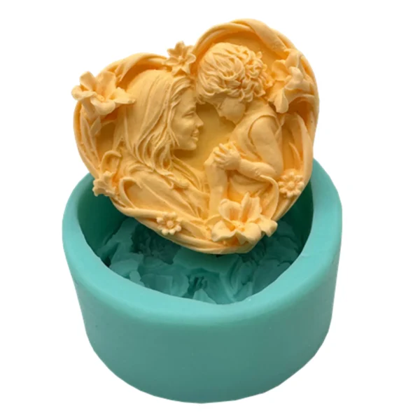 Soap Making Kits: Heart Flower Silicone Molds