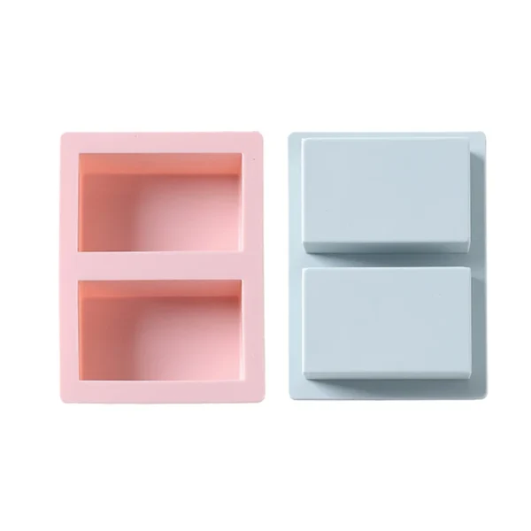Soap Making Kits: 2-Cavity 3D Silicone Molds for DIY - Image 5