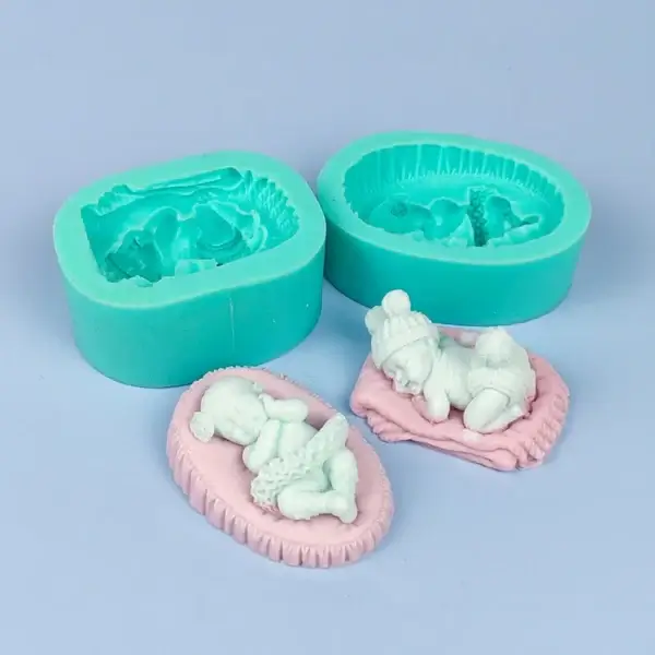 Angel Baby Silicone Soap Mold DIY Child Candle Resin Cake Tool - Image 5