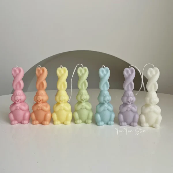 Soap Making Kits - Bunny Candle Mold for DIY Crafts - Image 4