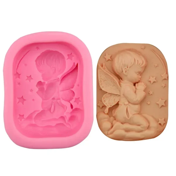 Soap Making Kits - Angel Girl Silicone Mold for Cake & Ice - Image 2