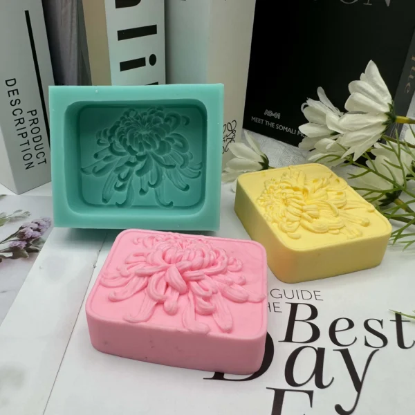 Soap Making Kits 3D Daisy Silicone Mold for Resin - Image 2