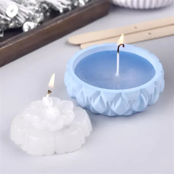 Soap Making Kits - 100Pcs Candle Wick Set with Holders - Image 6