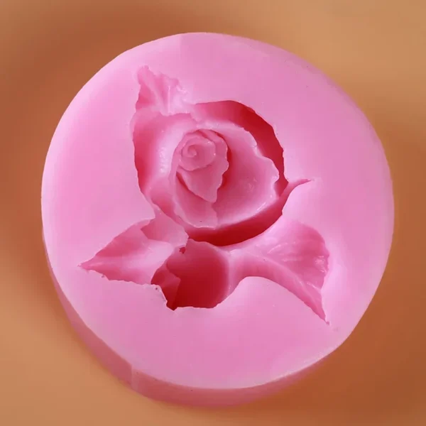Soap Making Kits: 3D Rose Flower Silicone Mold - Image 2