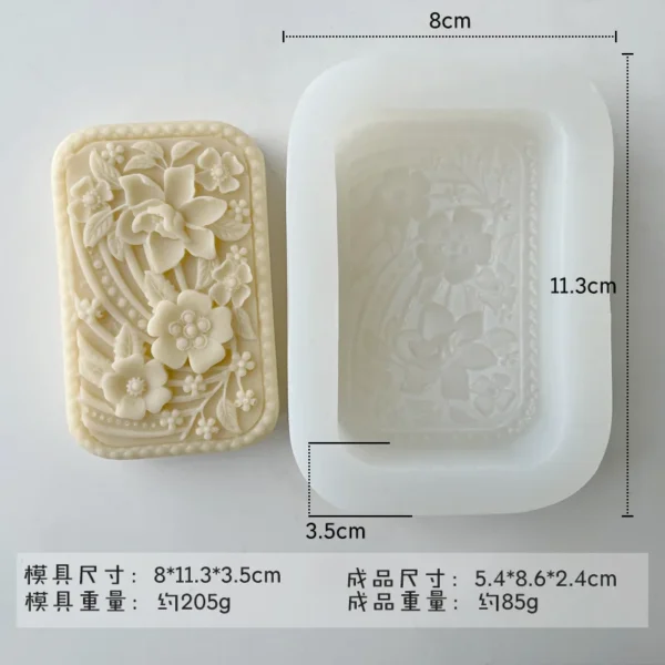 Soap Making Kits: Peacock Silicone Mold for Crafts - Image 2