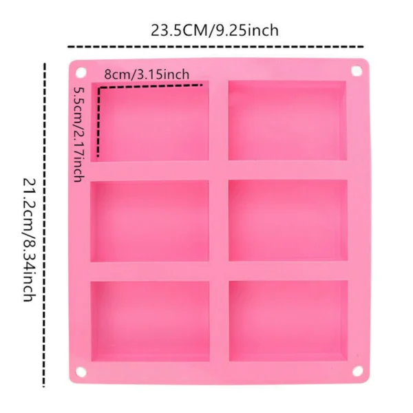 Soap Making Kits - Easy To Use Silicone Molds For Baking - Image 2