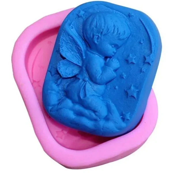 Soap Making Kits - Angel Girl Silicone Mold for Cake & Ice - Image 5