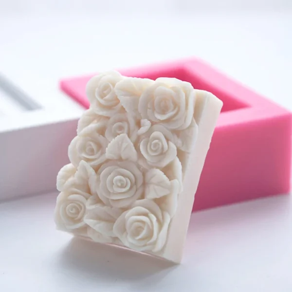 Soap Making Kits: Rose Silicone Mold for DIY Crafts - Image 6