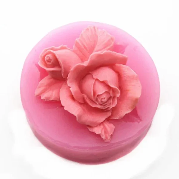 Soap Making Kits: 3D Rose Flower Silicone Mold