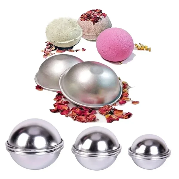 Soap Making Kits: 6Pcs DIY Sphere Ball Molds - Image 6