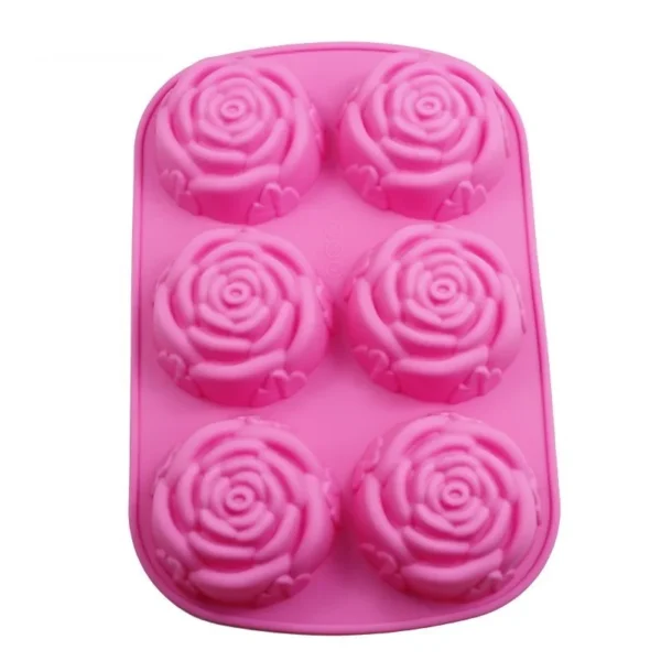 Soap Making Kits - 7cm Rose Silicone Mold - Image 2