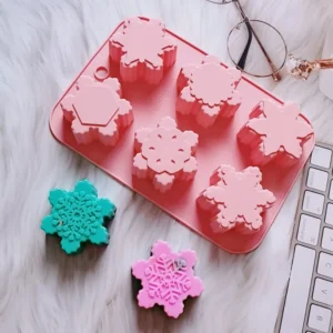 Soap Making Kits - Snowflake Silicone Mold for DIY