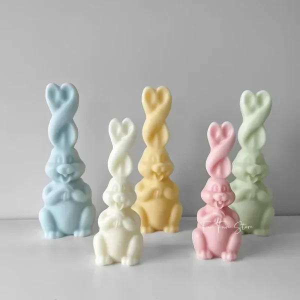 Soap Making Kits - Bunny Candle Mold for DIY Crafts - Image 2