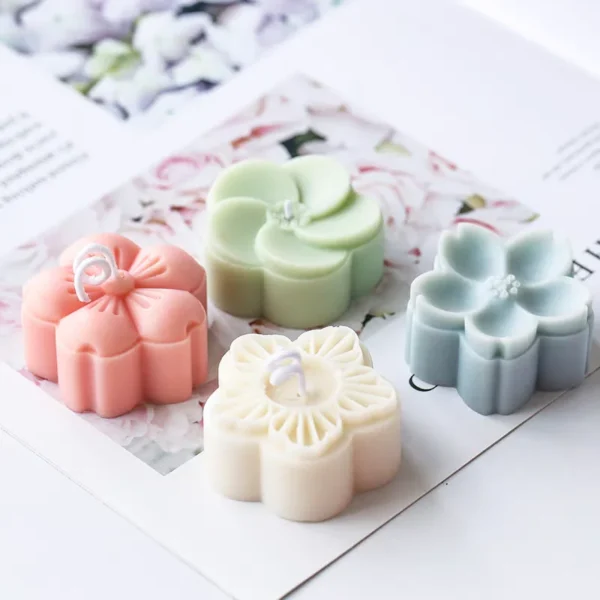 Soap Making Kits, Cute Mini Flowers Silicone Mold for DIY - Image 2