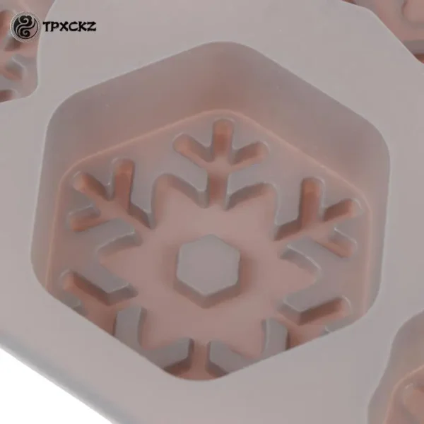 Soap Making Kits - Snowflake Silicone Mold - Image 4
