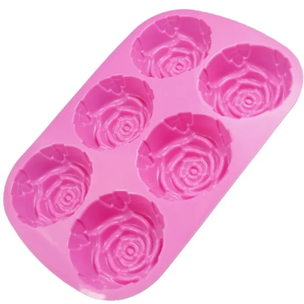 Soap Making Kits - 7cm Rose Silicone Mold - Image 5