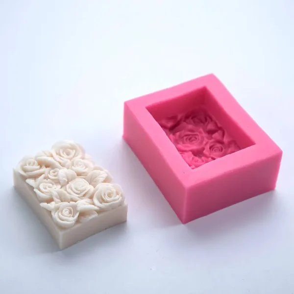 Soap Making Kits: Rose Silicone Mold for DIY Crafts - Image 8