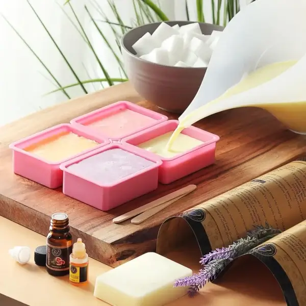 CraftZee Soap Making Kit - Glycerin Soap Base, Silicone Molds, Supplies Included - Image 5