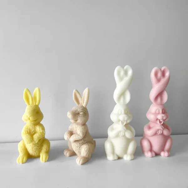 Soap Making Kits - Bunny Candle Mold for DIY Crafts - Image 3